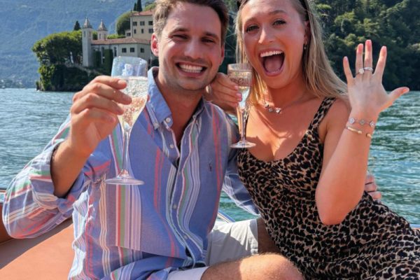 Bellagio boat tour wedding proposal Lake Como