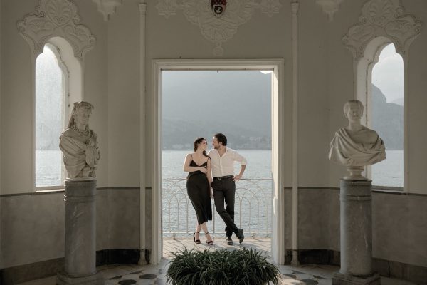 photo shooting Lake Como