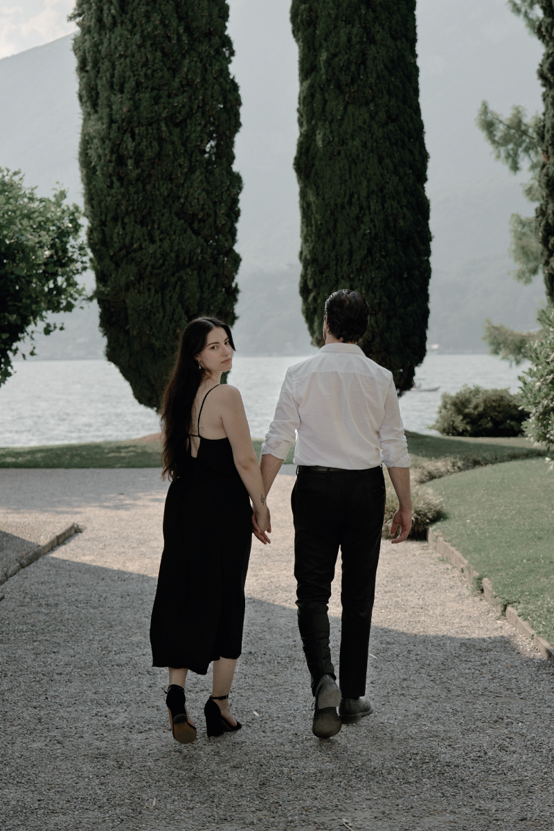 photo shooting for couples Lake Como