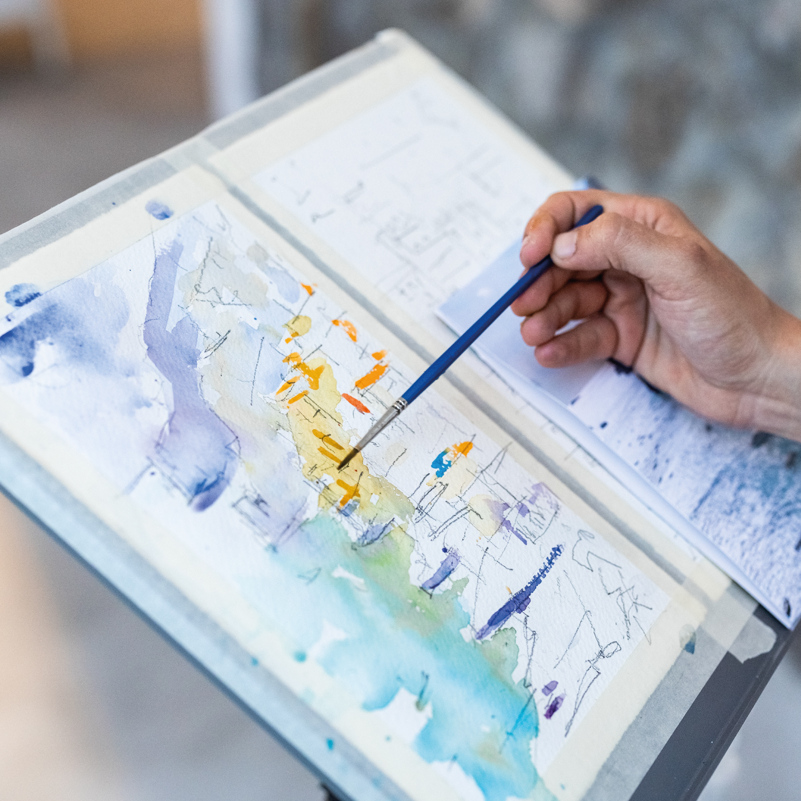 live painting Costiera Amalfitana