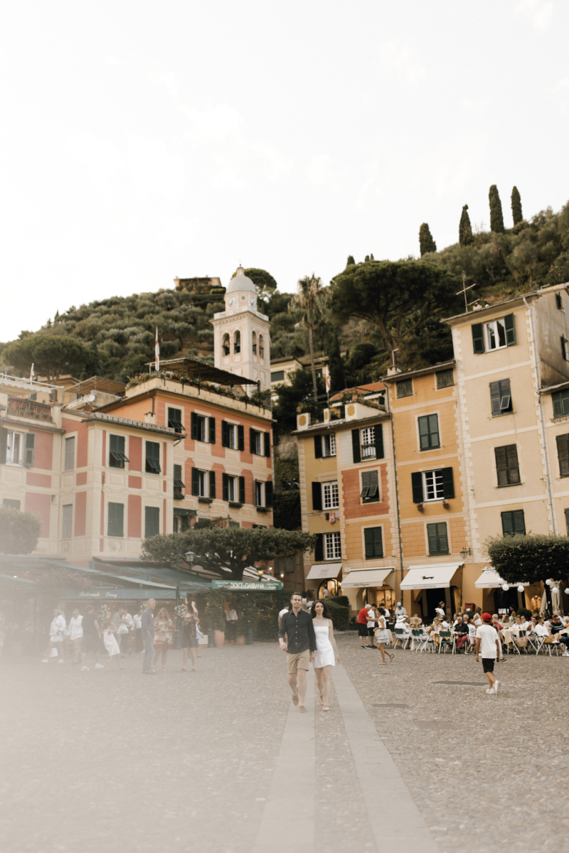 foto di coppia a Portofino